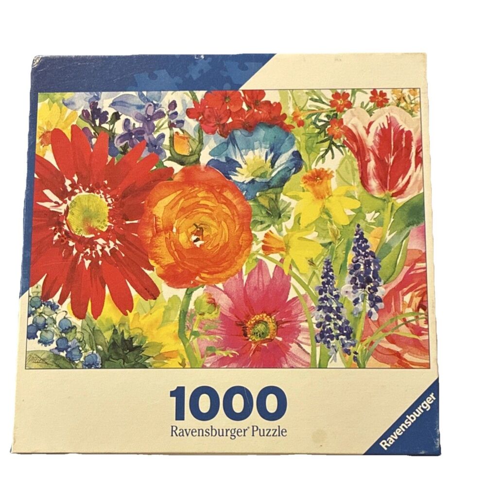 Ravensburger 1000pc Flowers & Plants Jigsaw Puzzle Cardboard Interlocking 12+‎